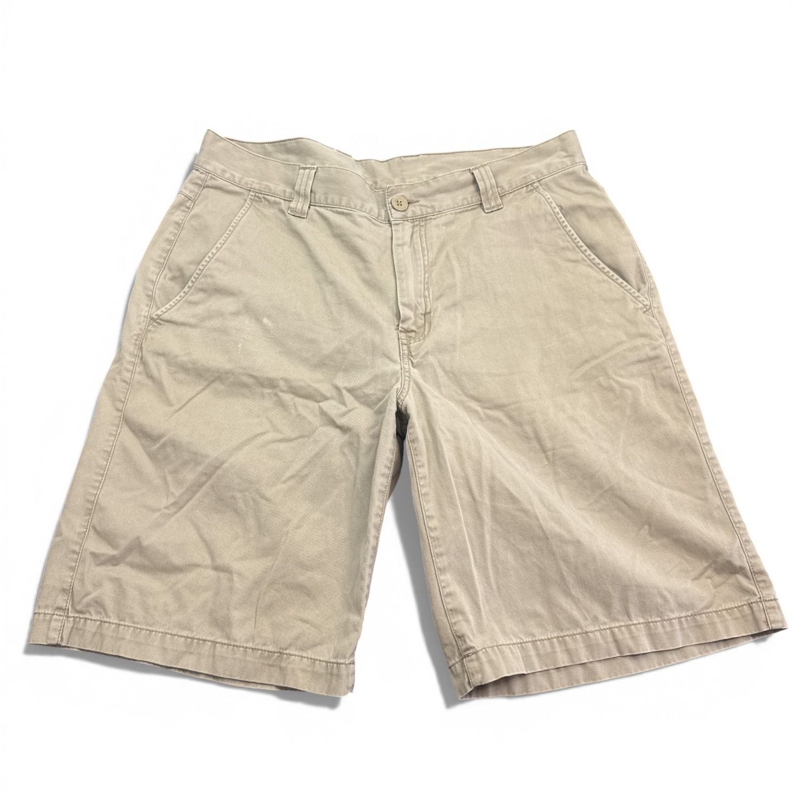 The North Face Chino Shorts Mens Size 36 Long Beige Khaki Outdoors Casual